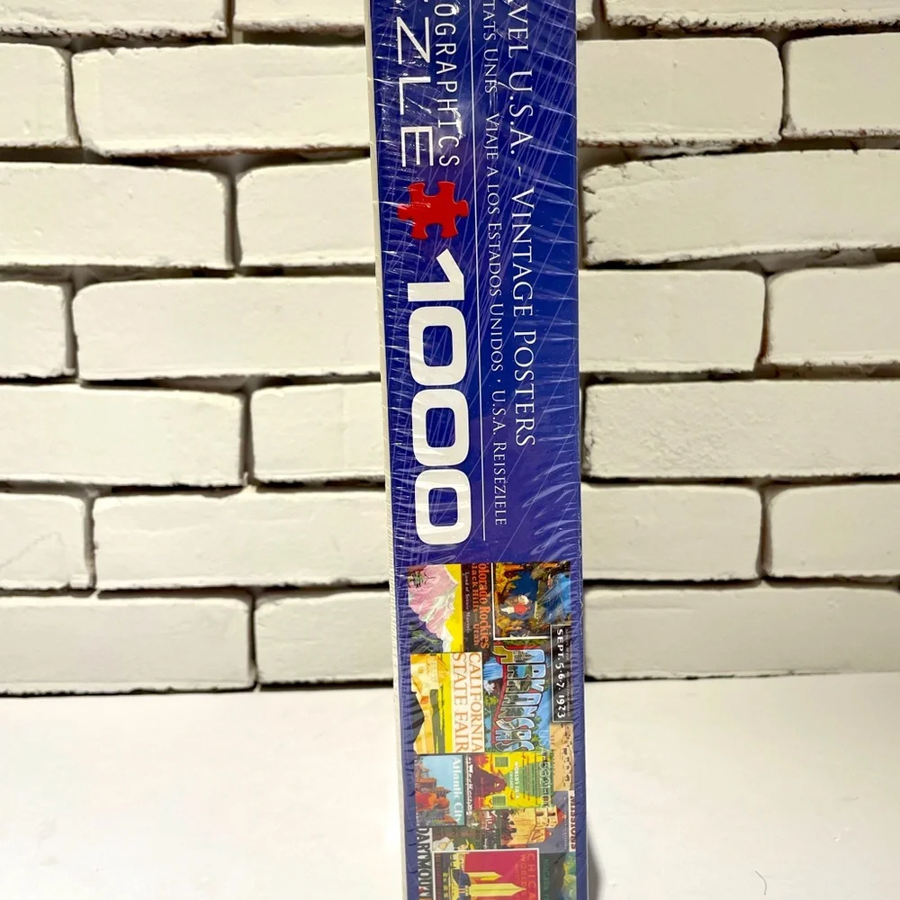 Eurographics 1000 Piece Puzzle | Travel USA Vintage Posters| 19 1/4 “ x 26 5/8”
